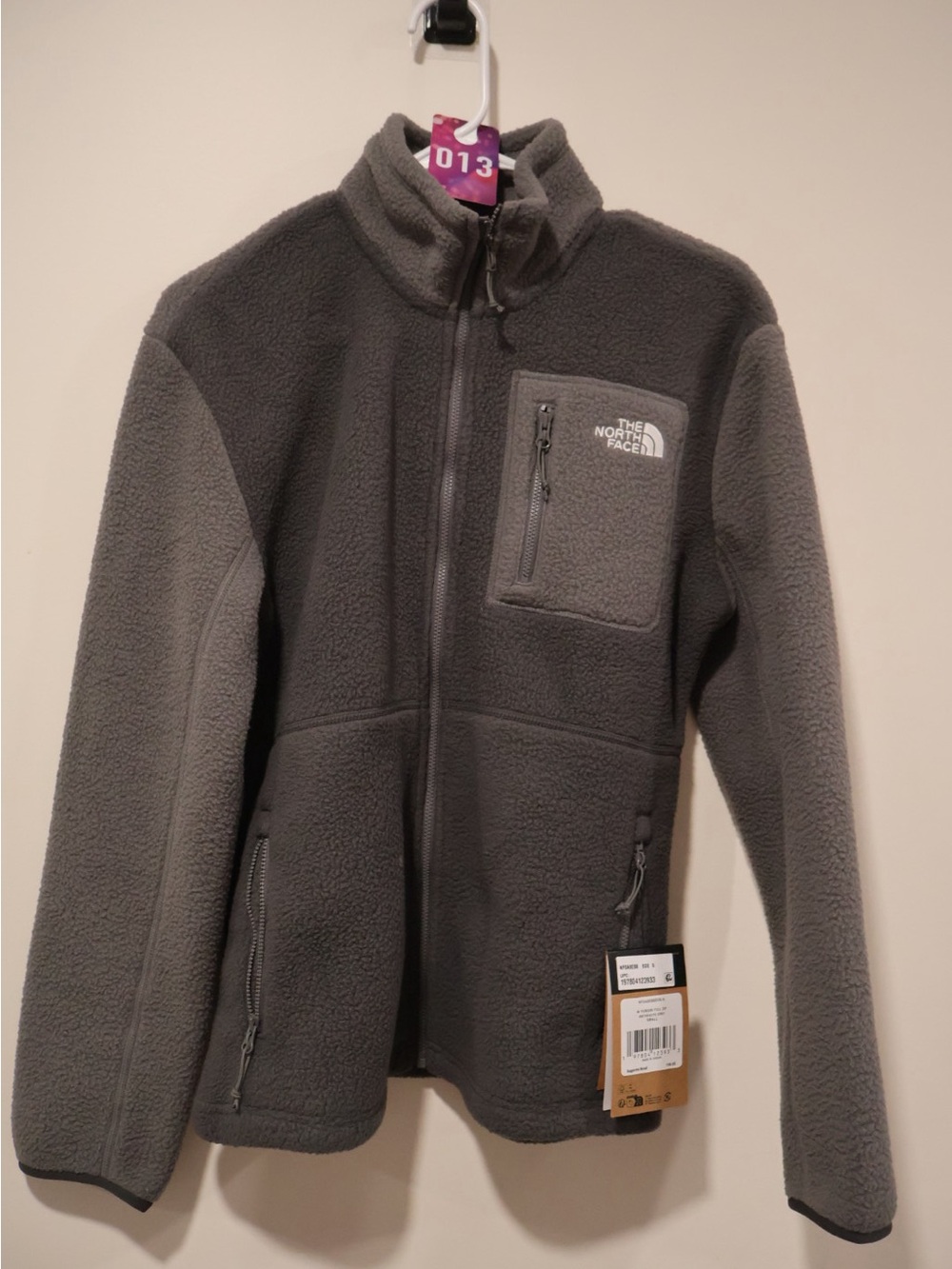 The North Face women’s full zip fleece jacket small NWT